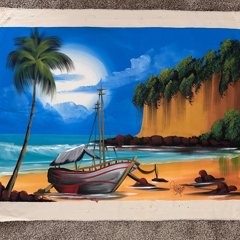 Brazilian oil art painting